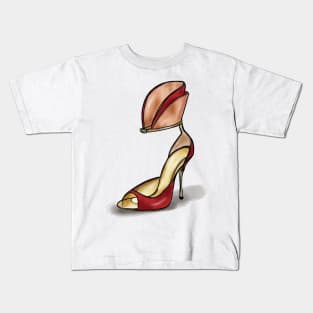 Designer Heels Kids T-Shirt